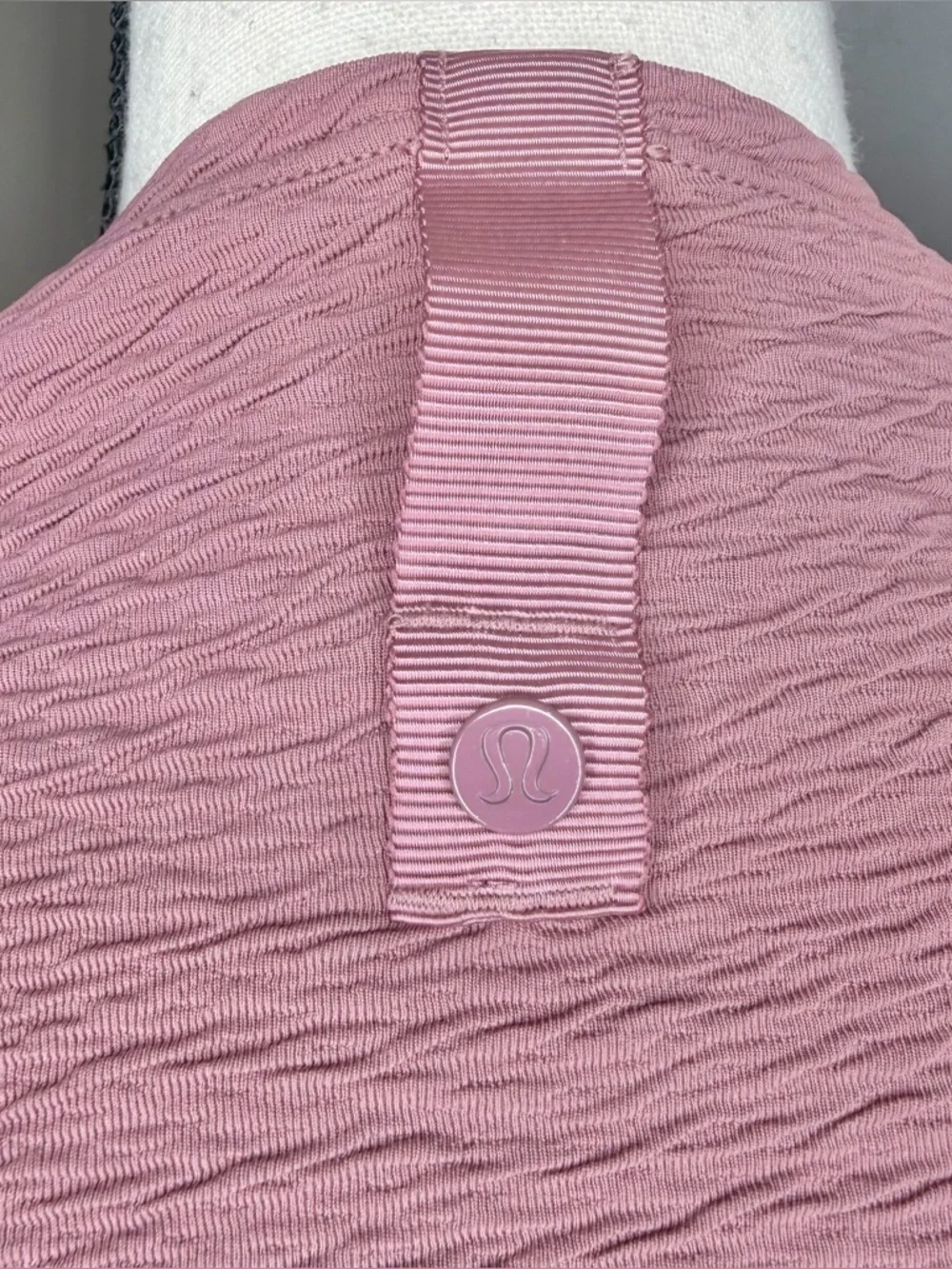 Lululemon Vinyasa Scarf Crinkle Spanish Rose Pink Snap Up Wrap Cardigan W9BTZS